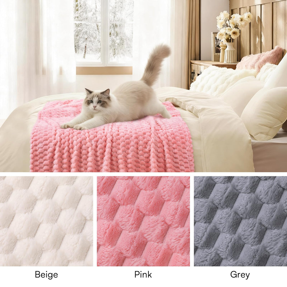 Manta Luciphia para muebles Rosa, protección contra pelos y arañazos.