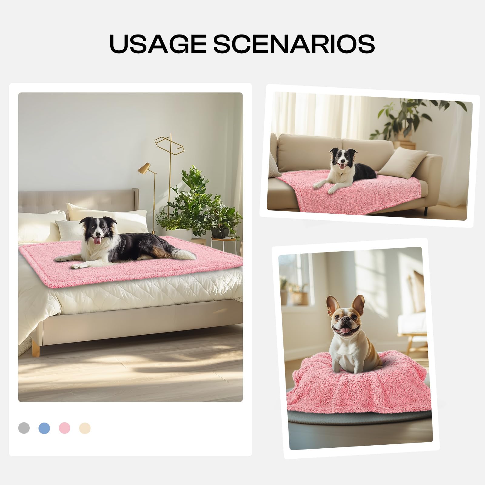 Manta Luciphia para uso en sofá, perfecta para descanso de perros y gatos.