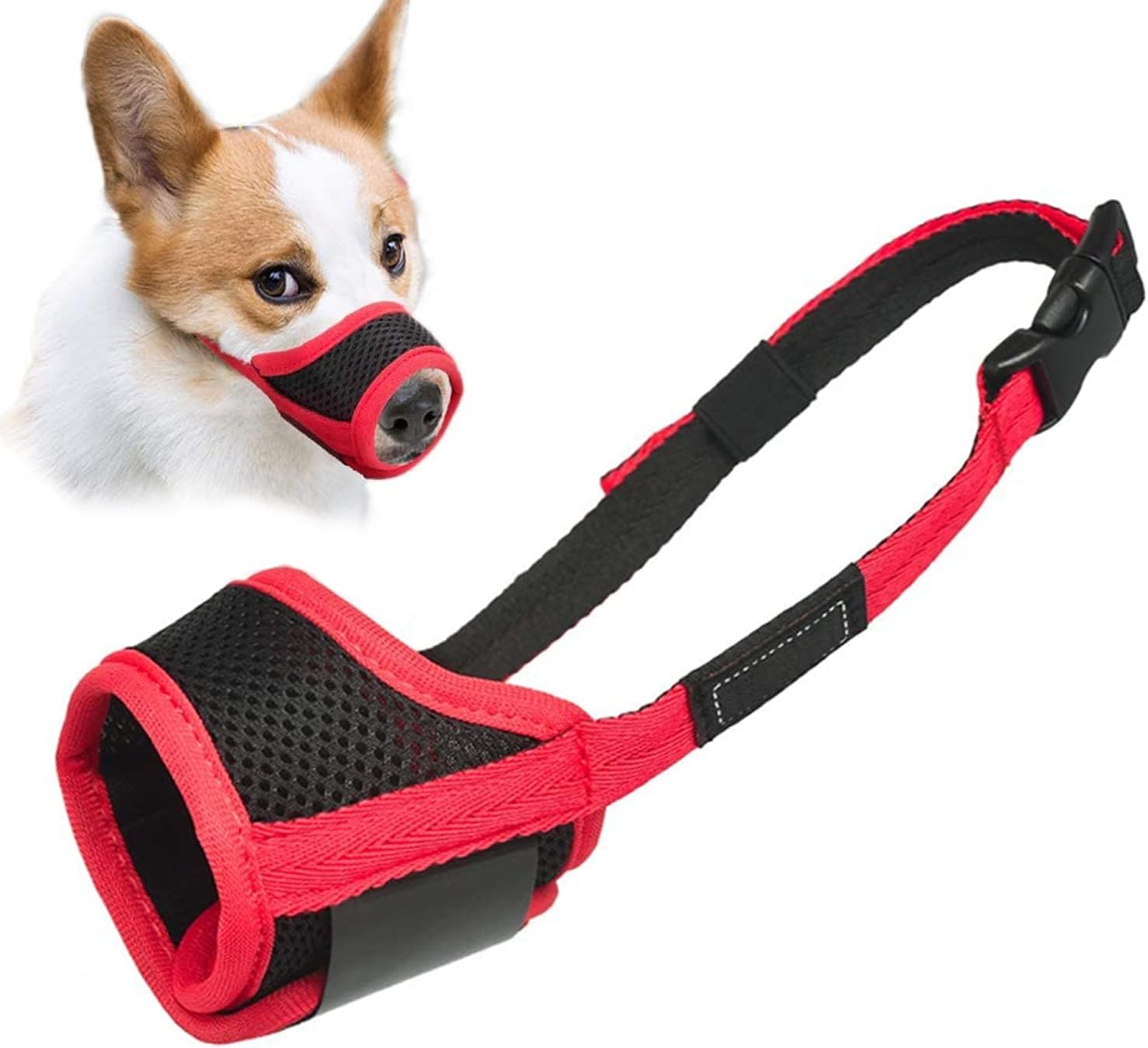 LUCKYPAW bozal de malla suave para comodidad diaria