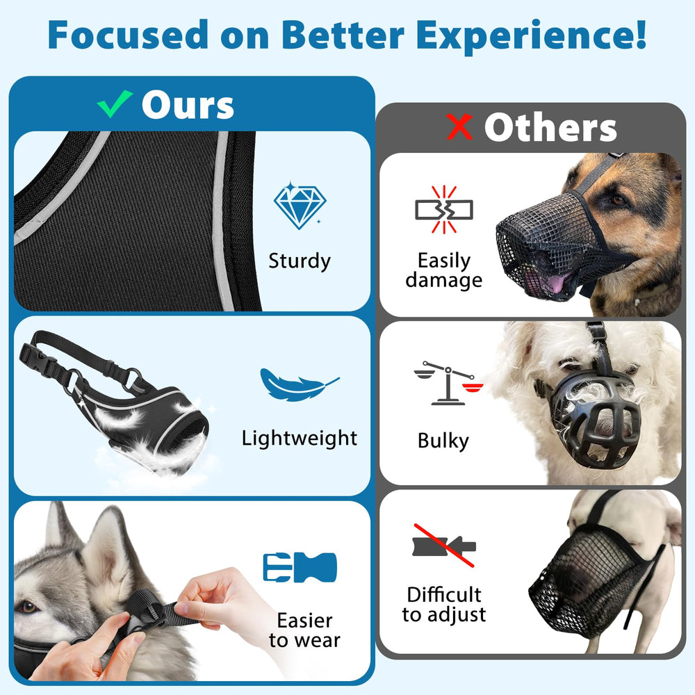 LUCKYPAW bozal para paseos nocturnos con visibilidad y seguridad