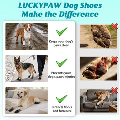 LUCKYPAW zapatos: suelas antideslizantes brindan mejor agarre en superficies.