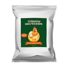 LuckyQworms gusanos de harina 5 libras, fuente proteica para aves y mascotas.