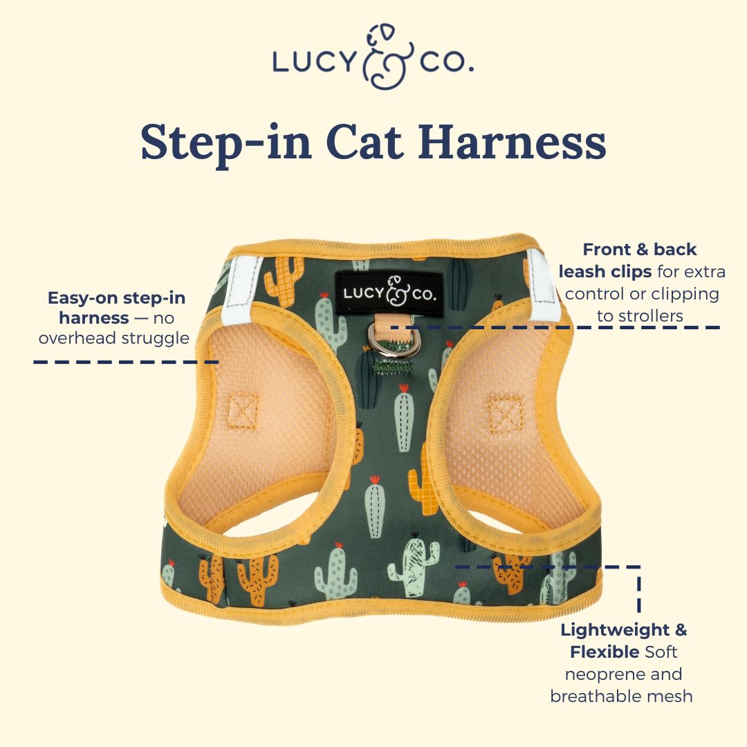 Lucy & Co. arnés con ajuste y cierre reforzado para seguridad