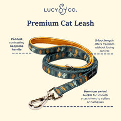 Lucy & Co. arnés paso-uno con neopreno transpirable para gatos