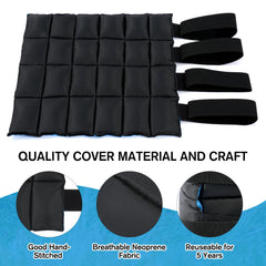 LUFFWELL diseño doble cara caliente-frío para confort tras ejercicio.