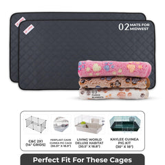 LUFTPETS capa impermeable jaula, evita derrames y olores