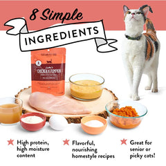 porcion de 75 g Luke con calabaza para gatos
