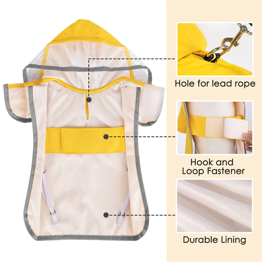 Lukovee capucha transparente diseño cómodo