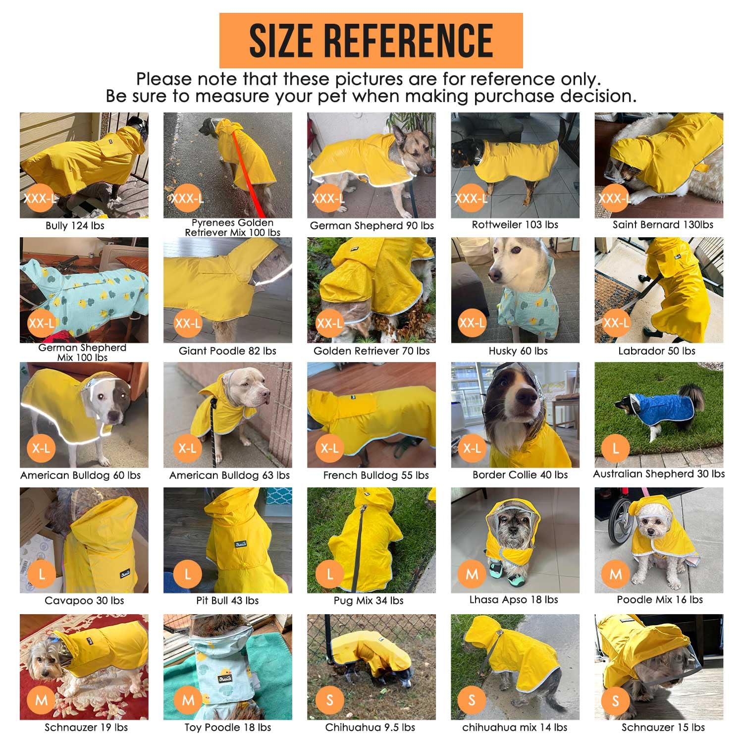 Lukovee chaqueta lluvia para perro bolsillo portátil facilita almacenamiento