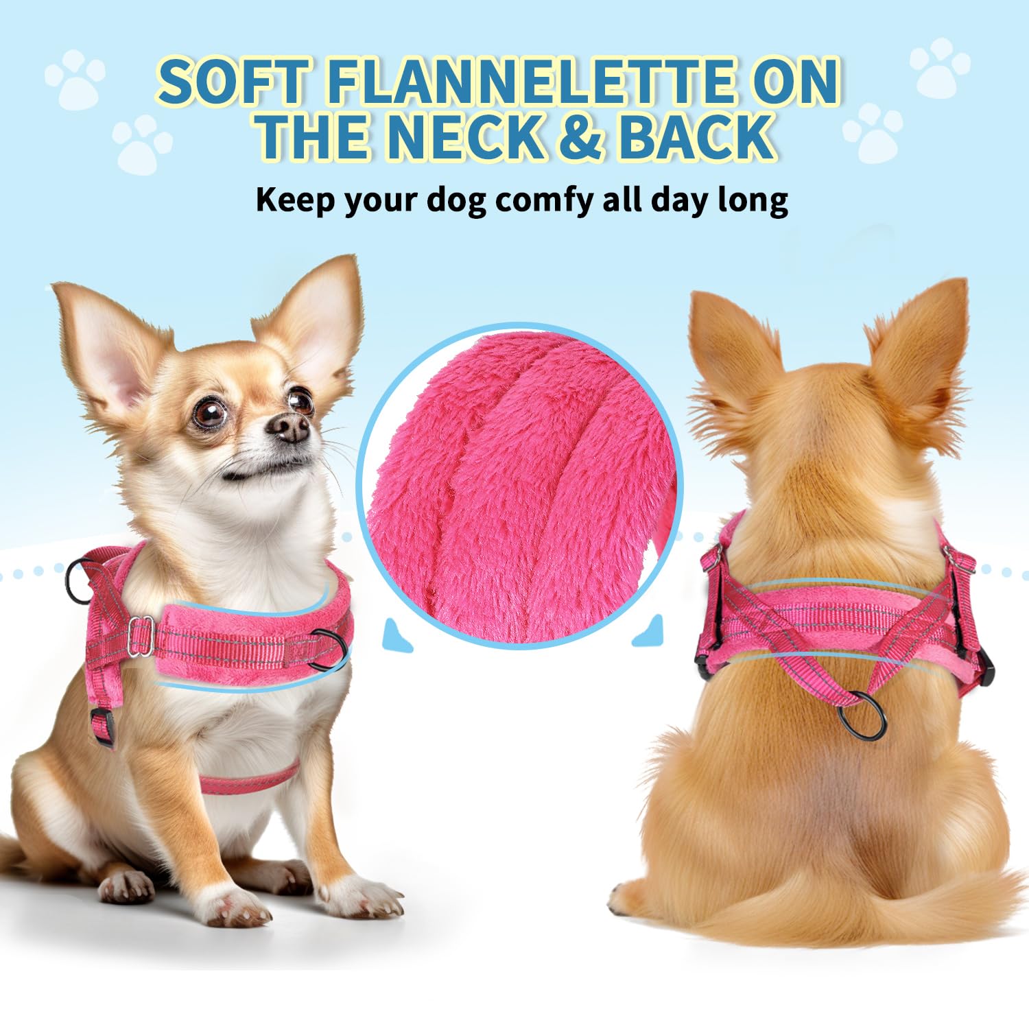 Correa Lukovee con bungee de 4 ft, absorbe tirones para paseos suaves.