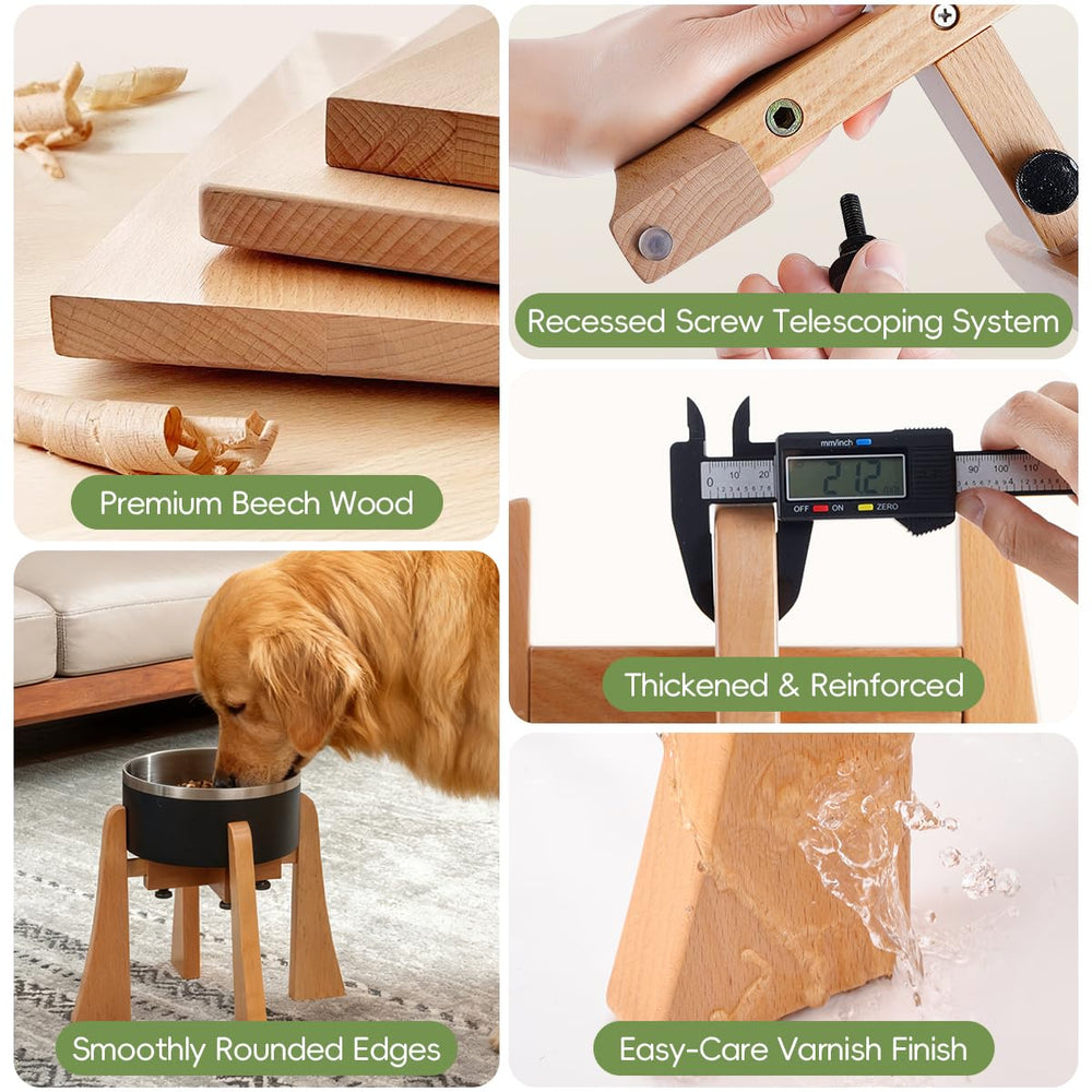 LuLuwood base estable con antideslizantes para evitar vuelcos