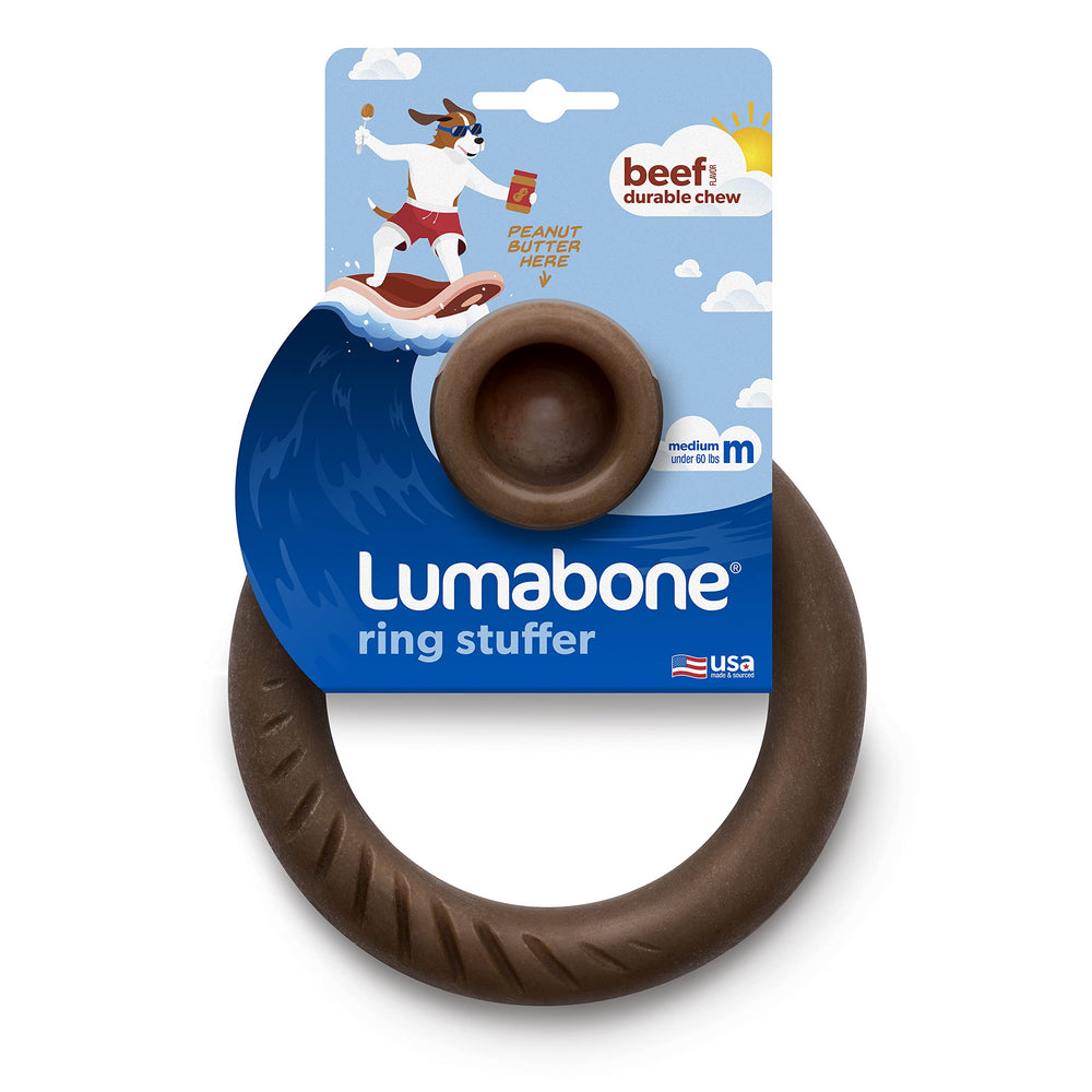 Lumabone Ring Stuffer, bolsillo de mantequilla de maní para experiencia más sabrosa.