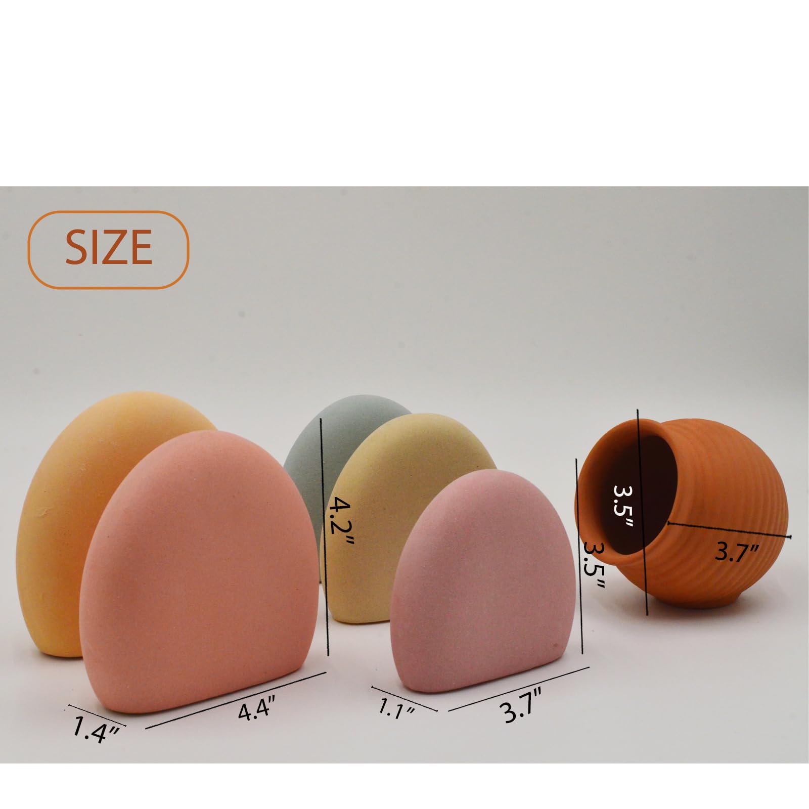LummiPlay domo cerámico acuario terra cotta pastel, combina calidez y diseño minimalista.