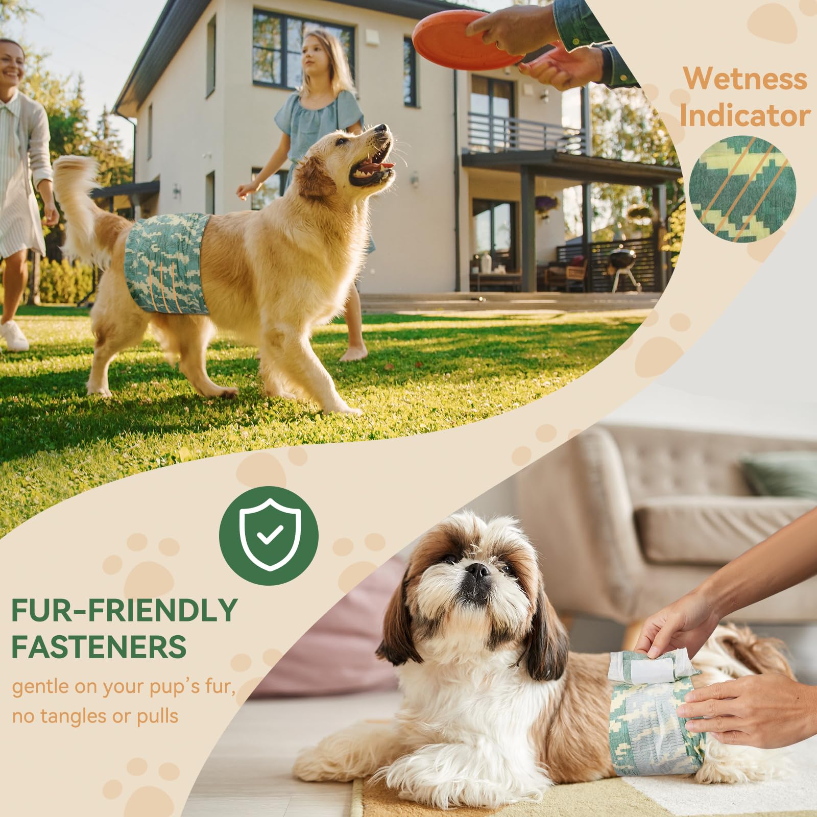 Talla XL de LURKOMEMO para perros grandes con ajuste preciso