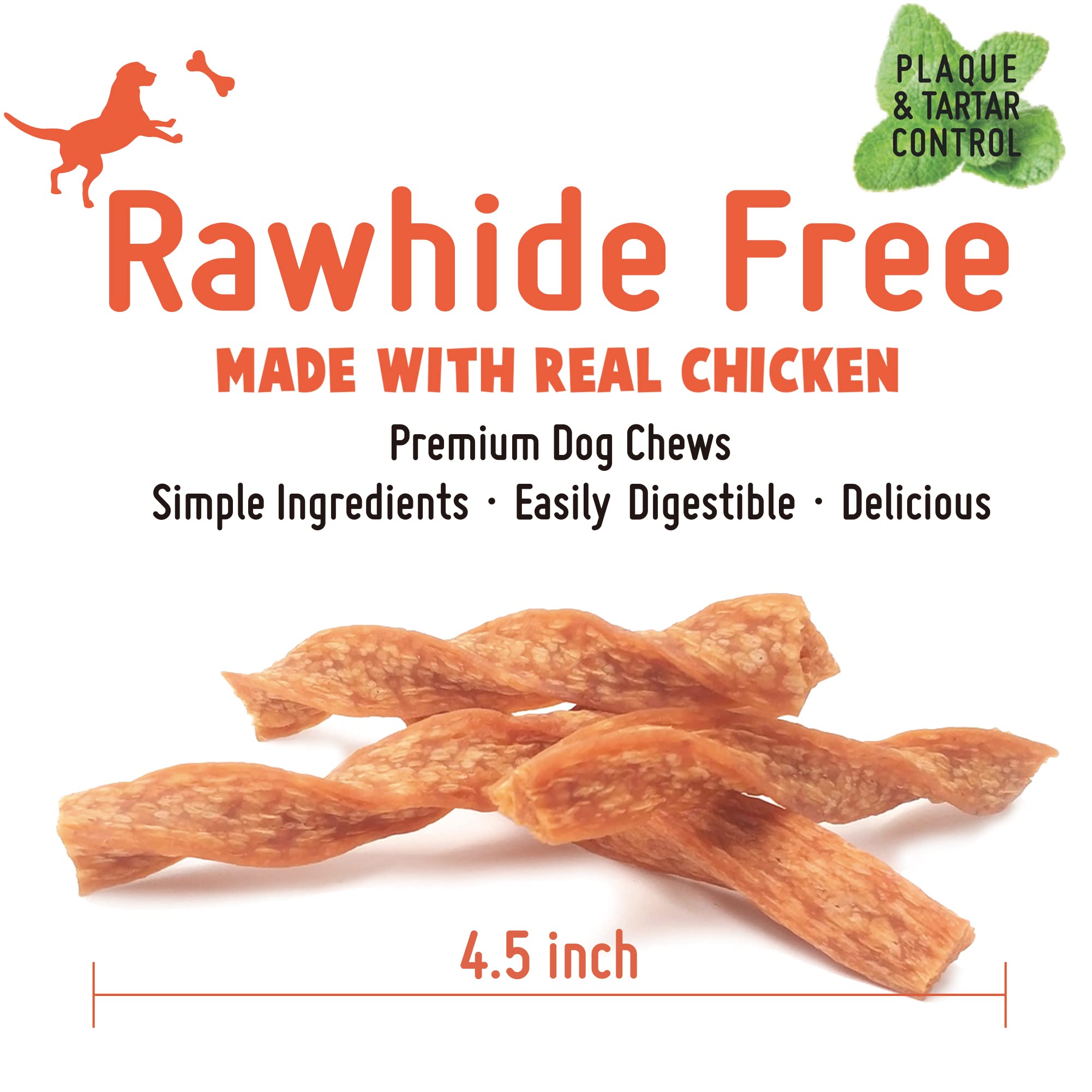 Texture poreuse et digestion facilitée des sticks LuvChew au poulet