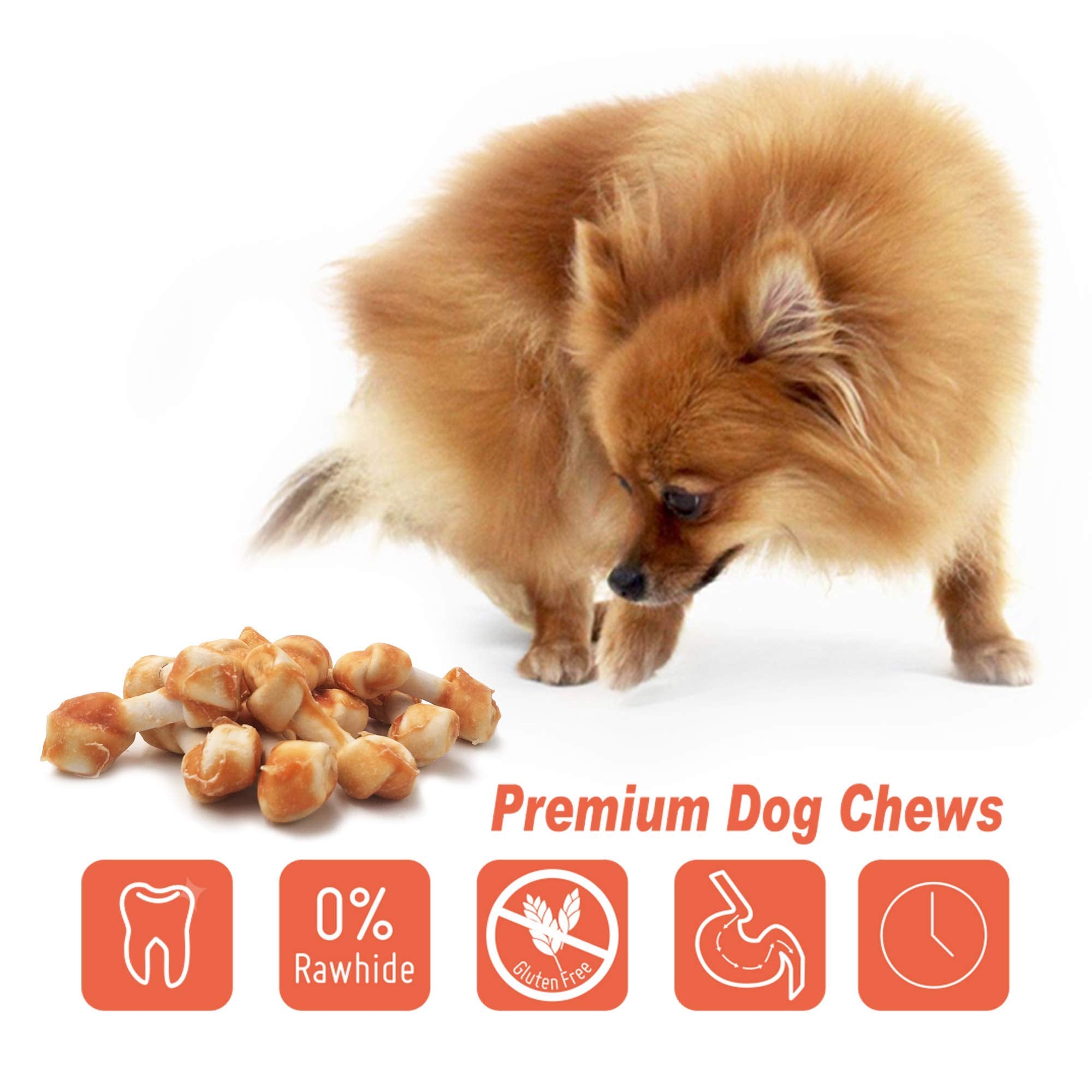 LuvChew Premium alto en proteína, pollo real y sabor delicioso
