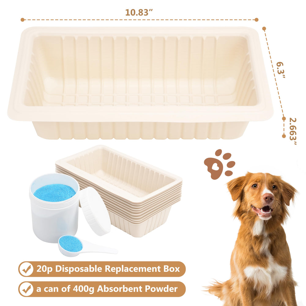 LUVCOSY bandejas desechables para Pet Loo, compatibles con PetSafe