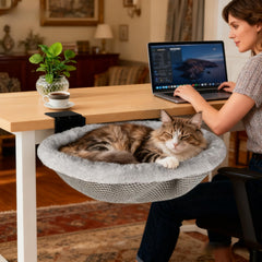 LW BROS cama-gato-escritorio con sujeción estable para evitar balance.