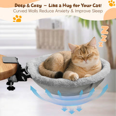 LW BROS cama-gato-escritorio funda-lavable a máquina.