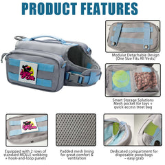 Lynxcore bolsillo izquierdo de malla para juguetes y premios.