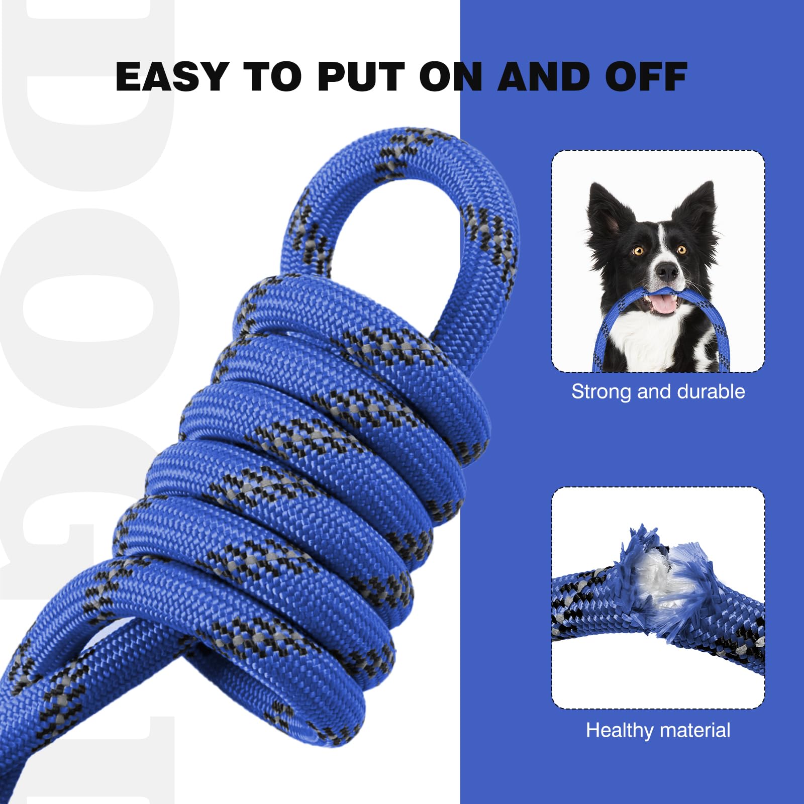 Lynxking Slip Lead cuerda trenzada duradera para entrenamiento suave