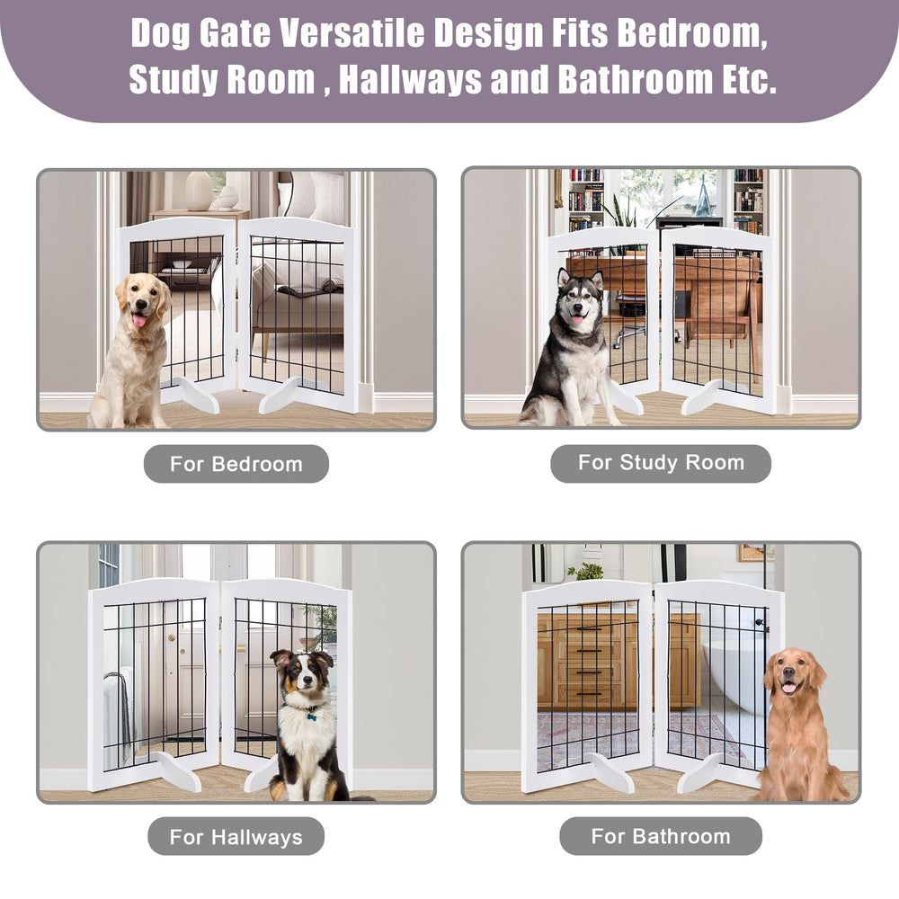 LZRS portón para perros duradero para puertas, escaleras y entradas.