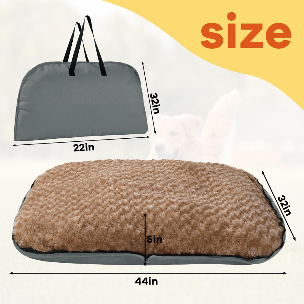 Cama para perros MABOZOO con asa de transporte, ideal para camping.