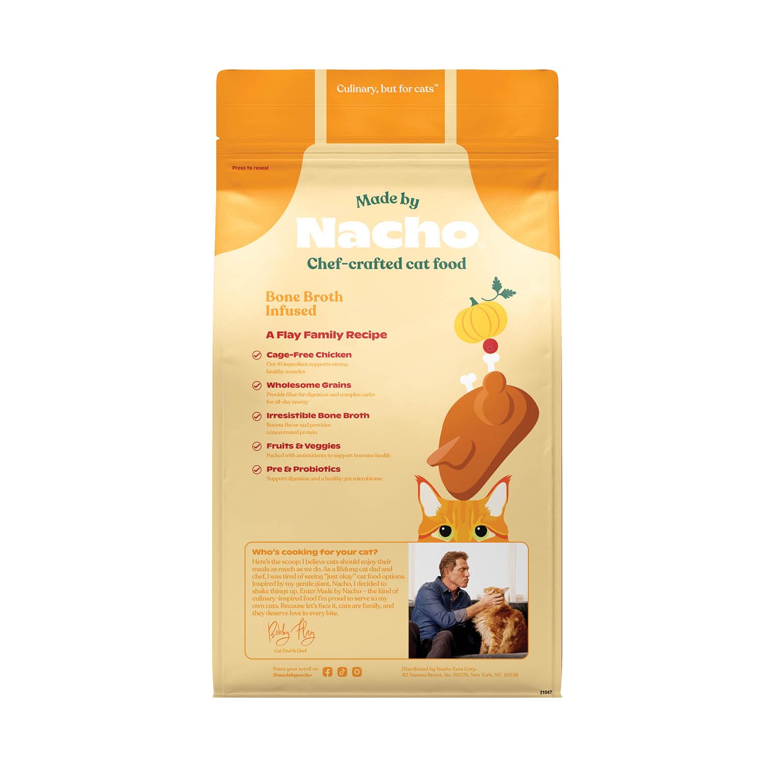 Made by Nacho, pollo cage-free como proteína principal para músculos sanos