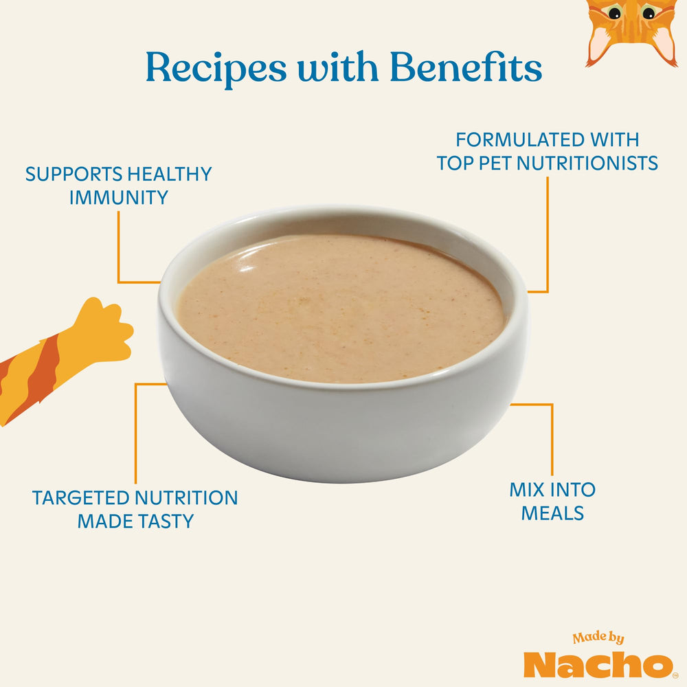 Purée en cuenco de Made by Nacho, apoyo suave para la digestión del gato