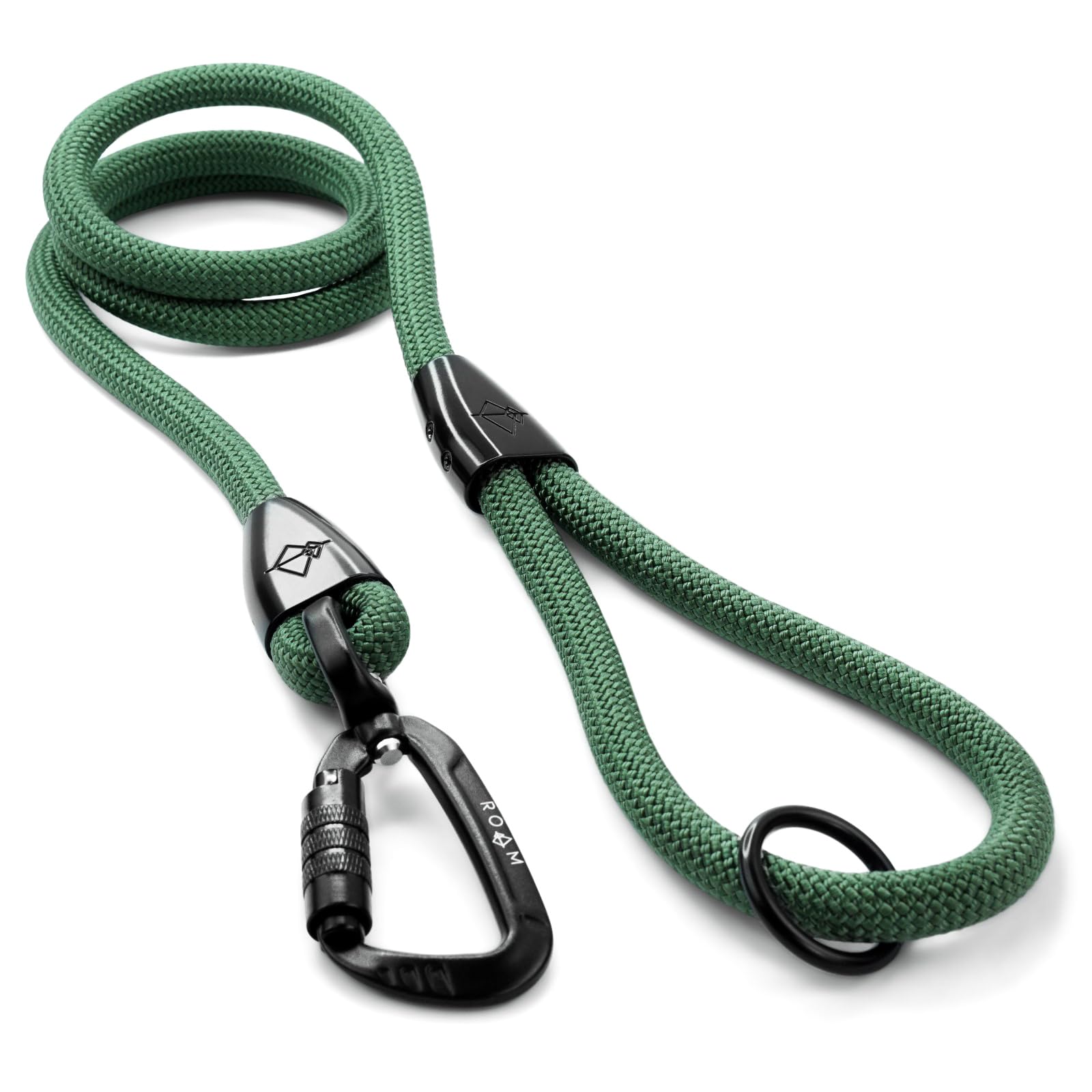 MADE TO ROAM Explorer Leash con mosquetón autolock para seguridad en caminatas.
