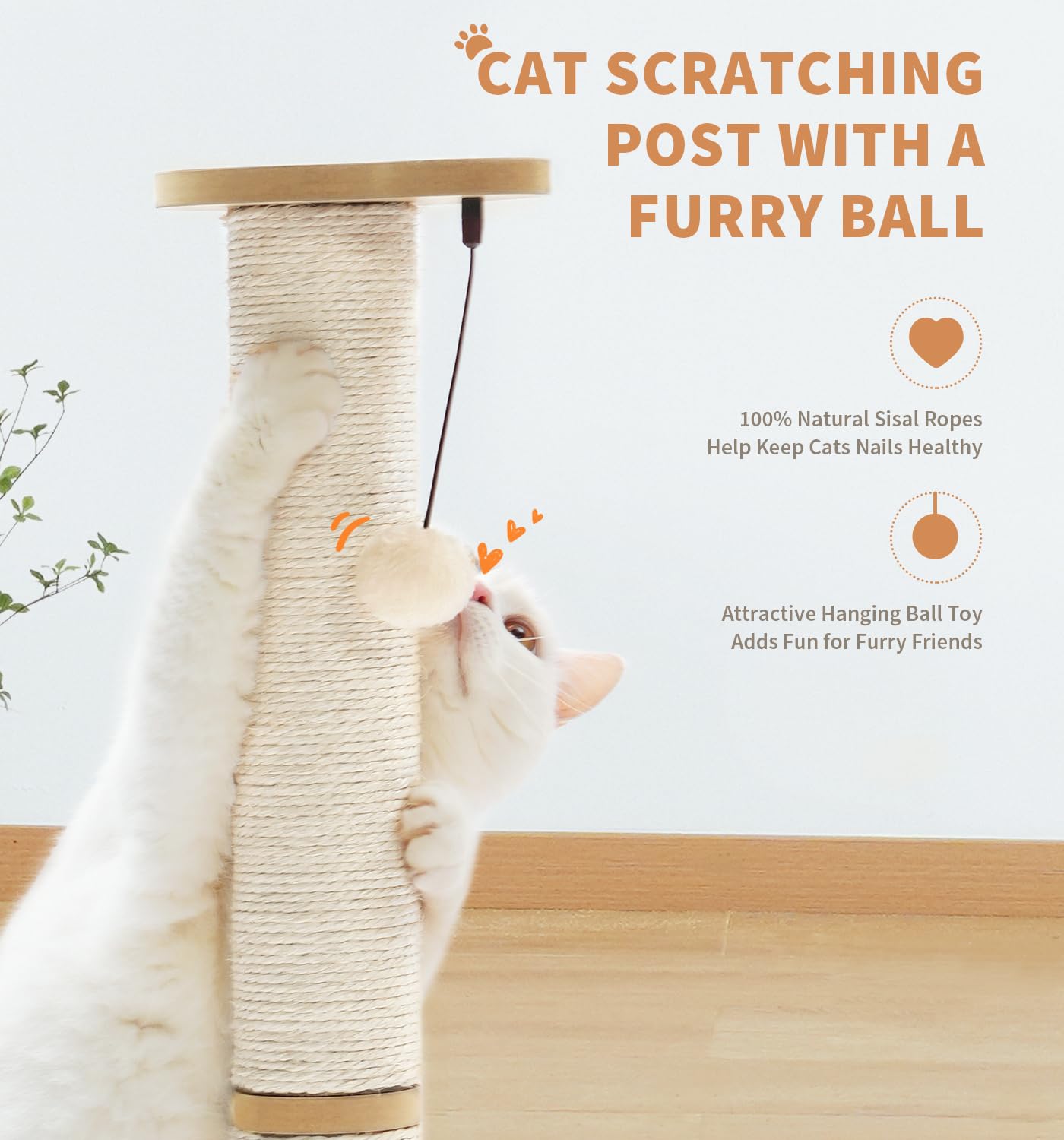 MADE4PETS bola-colgante-juego estimula movimientos dinámicos y curiosidad