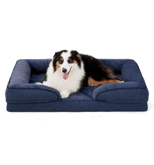 Cama ortopédica Made4Pets para perros grandes con soporte de articulaciones.