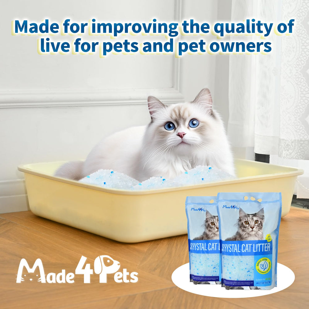 MADE4PETS cristales para gato: fáciles de usar y sin polvo.