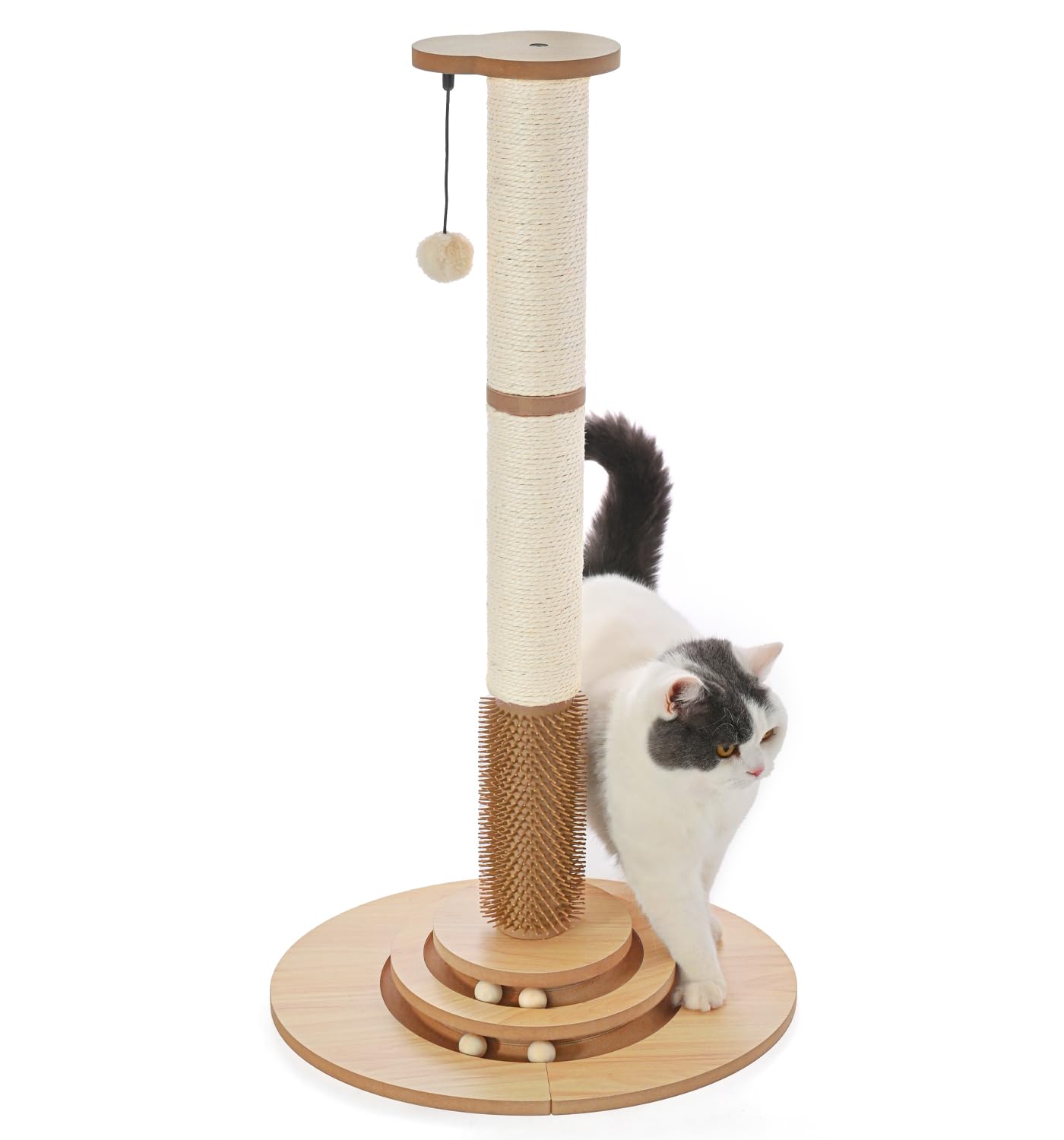 Made4Pets poste rascar sisal alto favorece el afilado de uñas del gato.