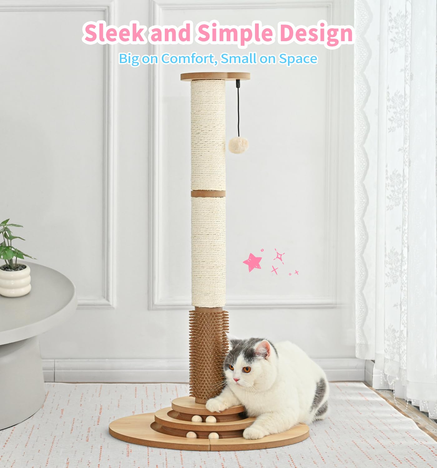 Made4Pets uso en interiores protege muebles de arañazos con área designada.