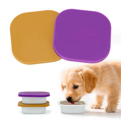 Magicfour tapas de silicona para latas Cesar, sellado seguro para comida húmeda.