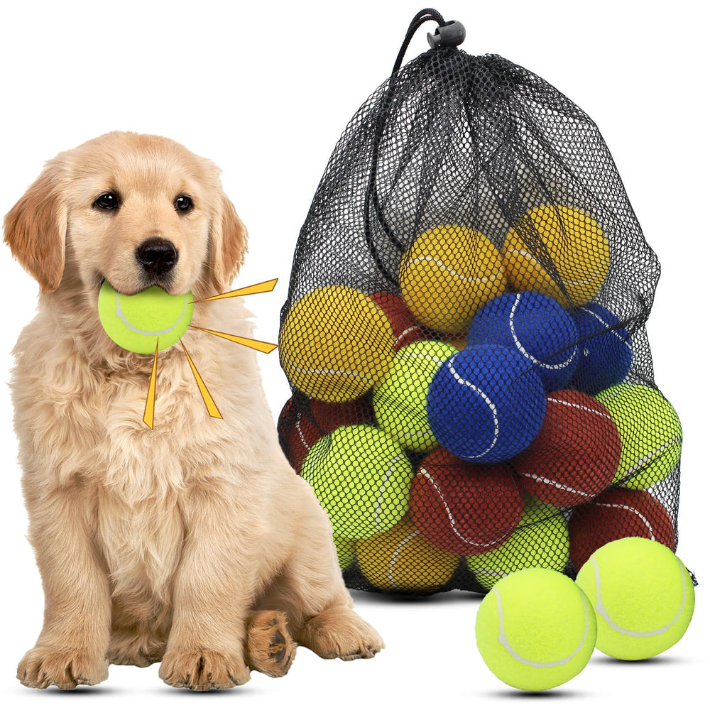 Magicorange pelotas de tenis para perro flotantes de 2.5 pulgadas para juego al aire libre.