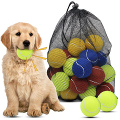 Magicorange pelotas de tenis para perro flotantes de 2.5 pulgadas para juego al aire libre.