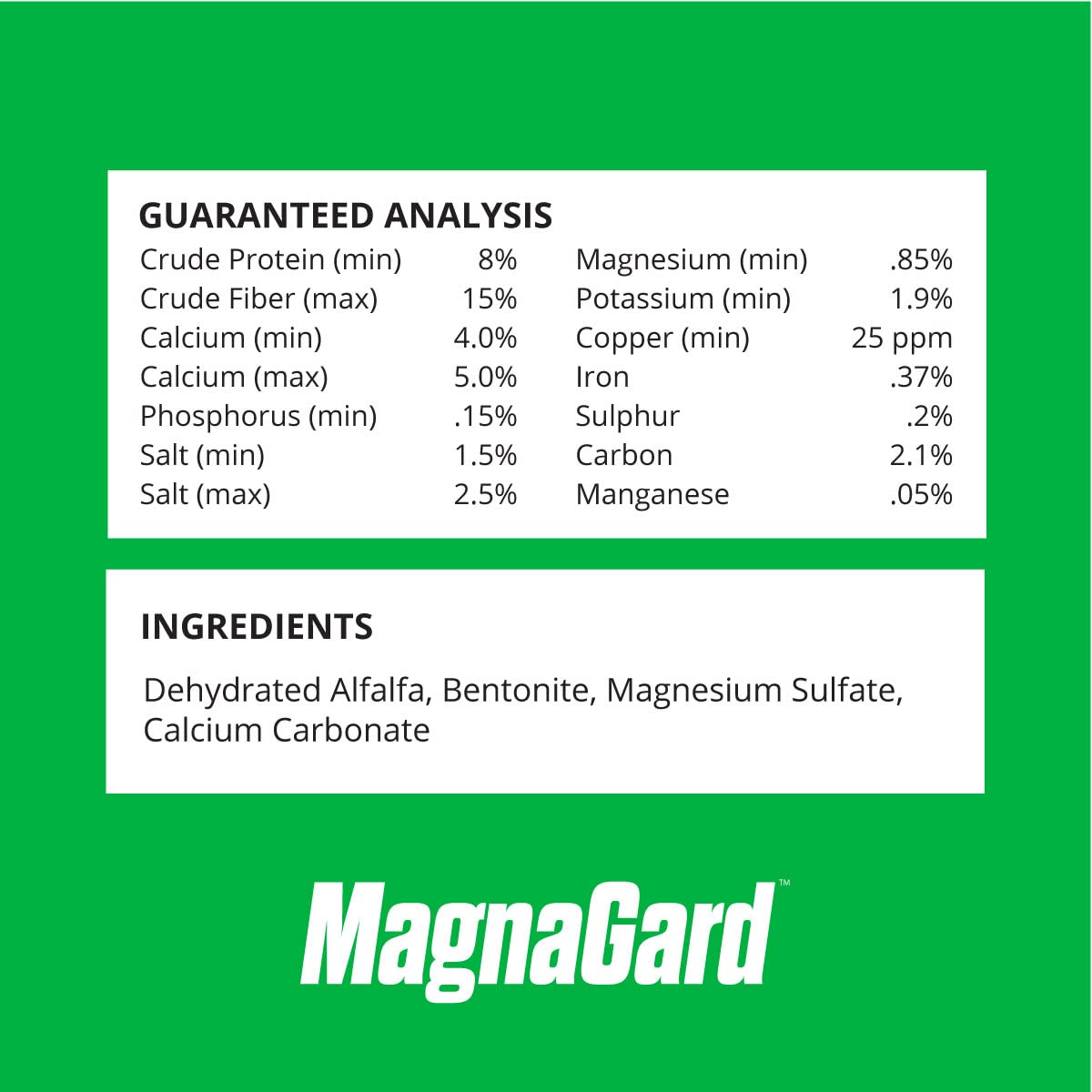 Magnagard Pellet hecho en USA, producto de calidad