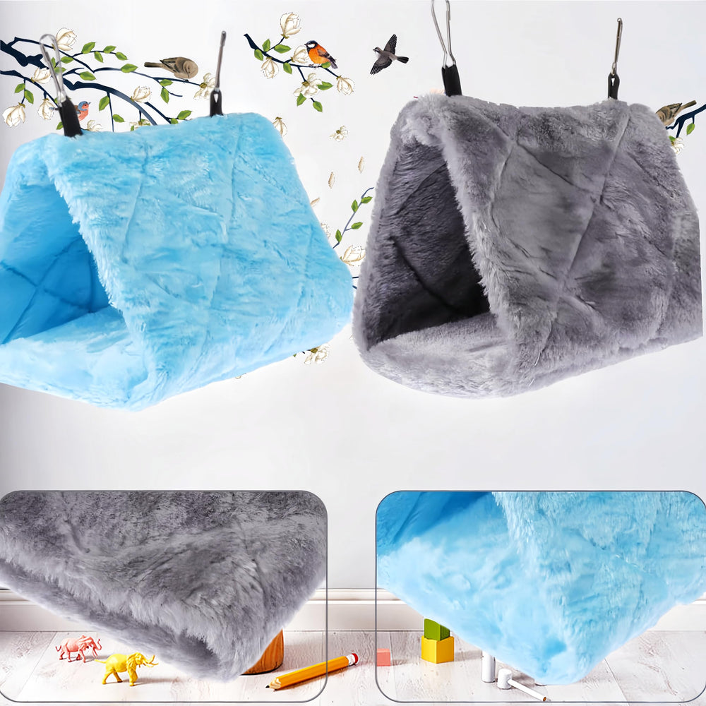 Magnoloran nido para aves azul gris ideal para reposo