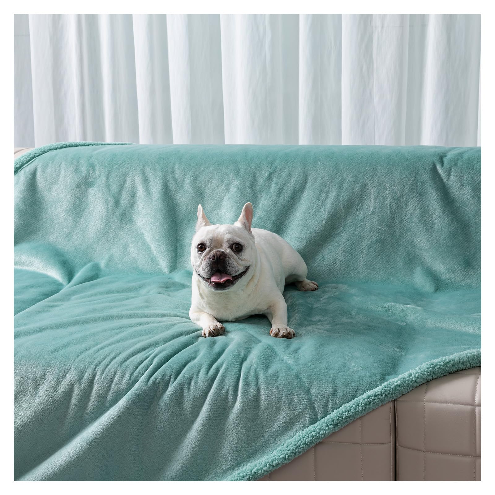 Maidewow manta lavable para casa y viaje, fácil limpieza.