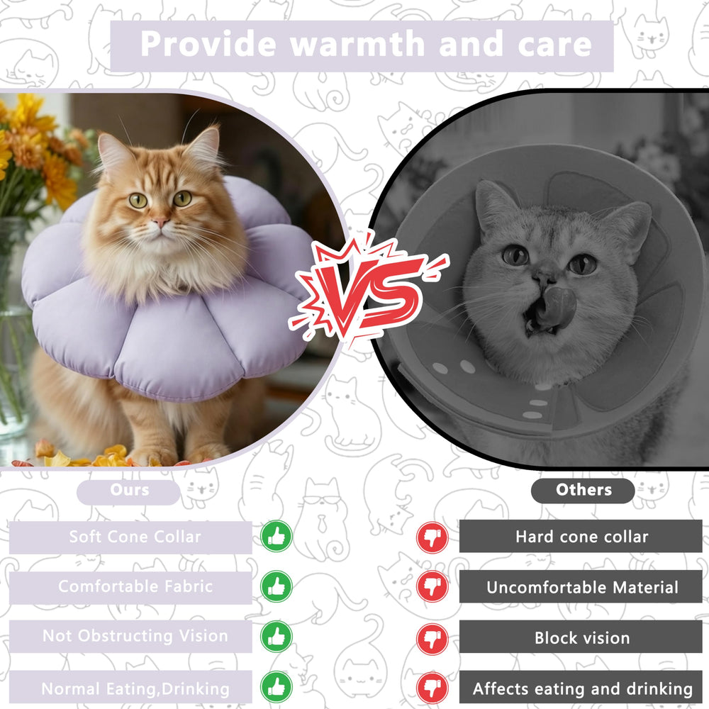 Collar impermeable Maiiu para gatos, fácil de limpiar
