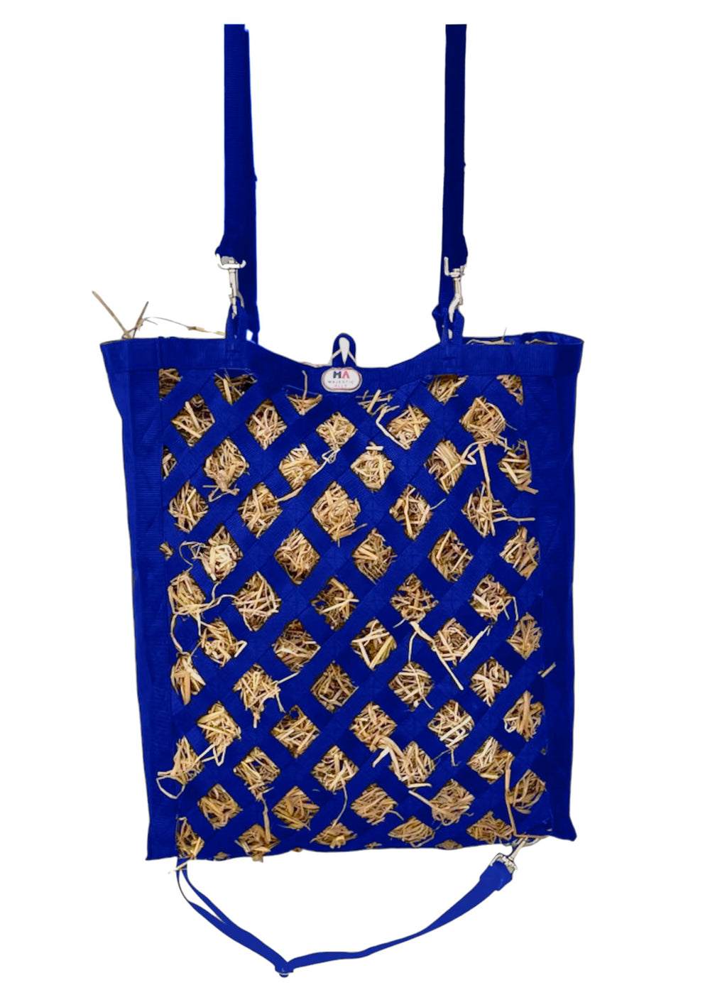 Majestic Ally bolsa de heno de nylon, agujeros pequeños para alimentación pausada