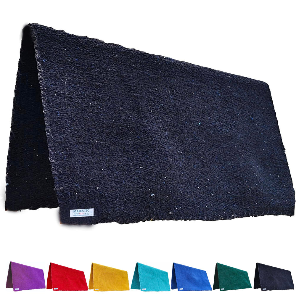 Majestic Ally manta de silla negro: color sólido para combinar y proteger la silla