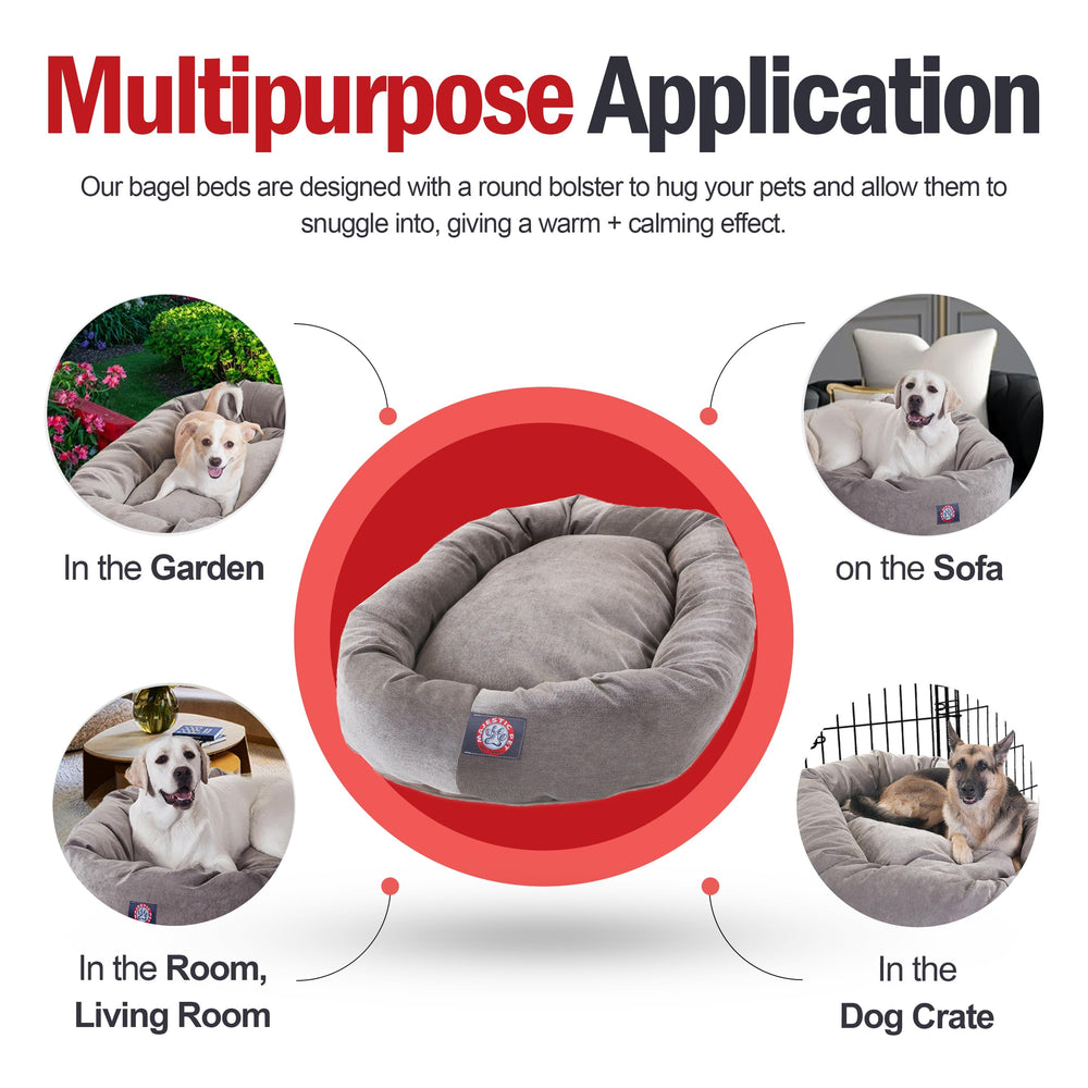 Majestic Pet apoyo de cabeza circular para dormir cómodo