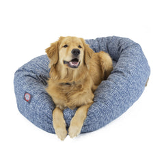 Majestic Pet cama bagel para perros con soporte de cuello y descanso cómodo