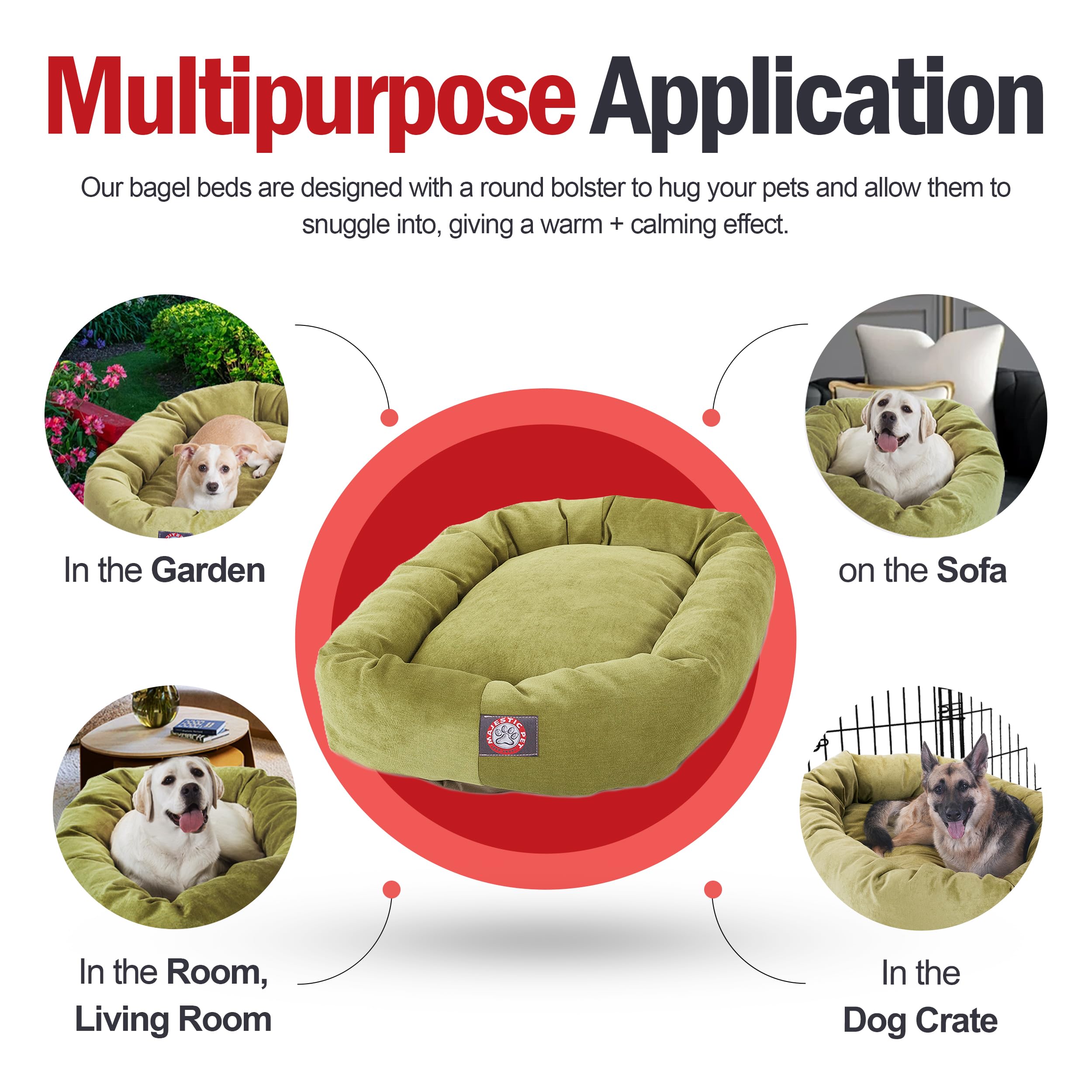 Majestic Pet funda lavable: limpieza fácil para mantener la cama como nueva.