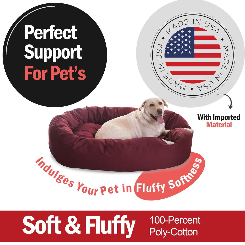 Majestic Pet cama para perros con soporte para cabeza y cuello