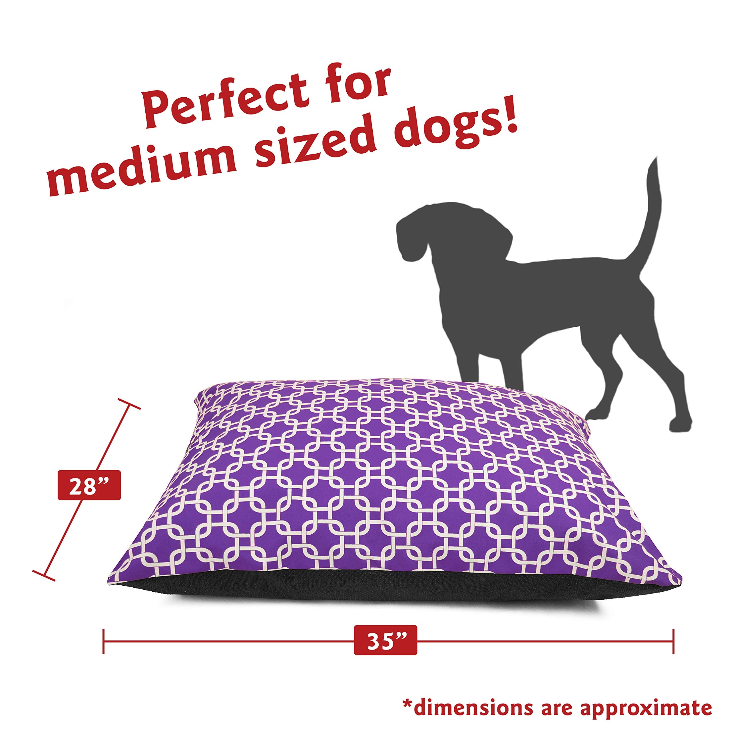 Cama Majestic Pet para perro con base antideslizante estable en jaula