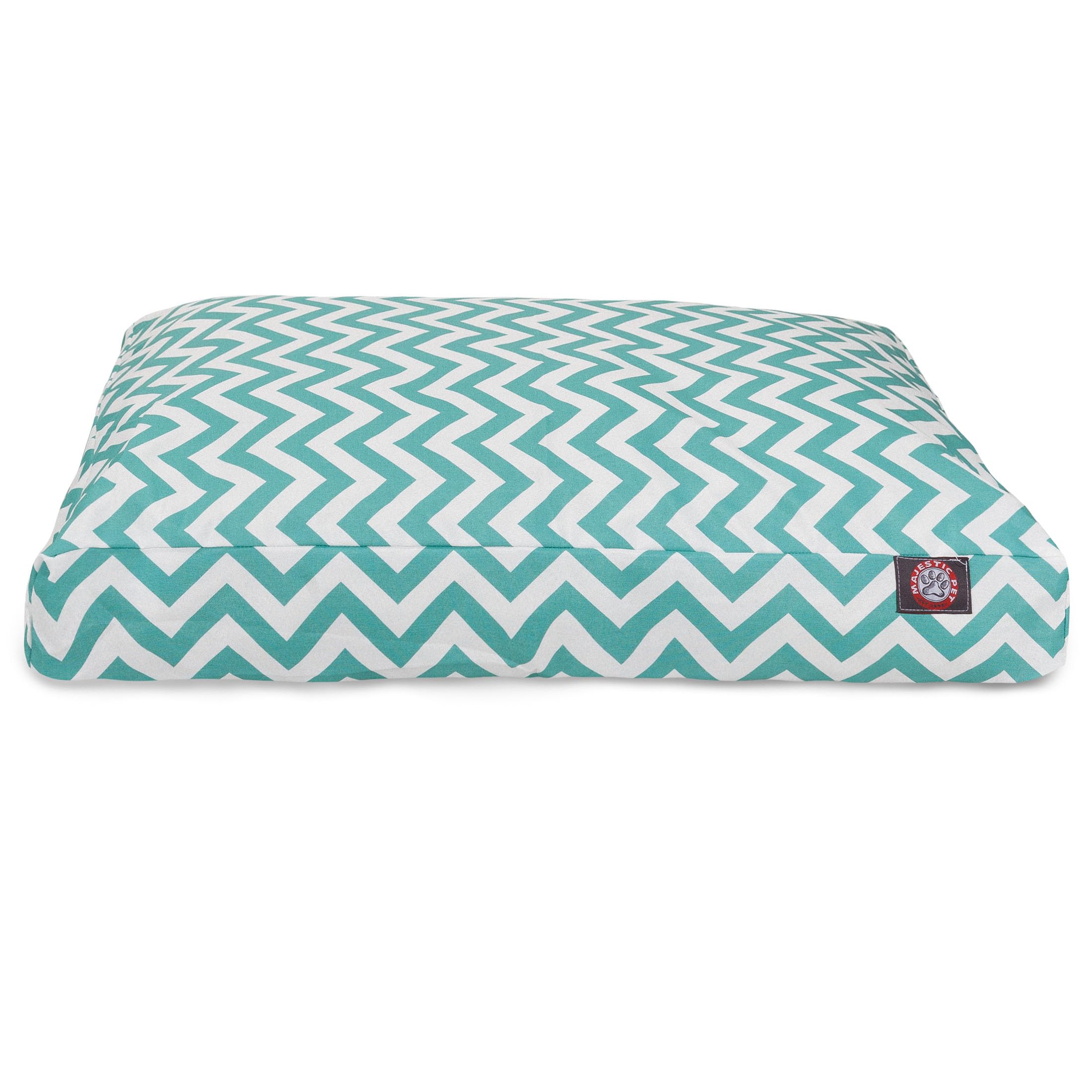 Cama Majestic Pet detalle del patrón zigzag para estilo y comodidad